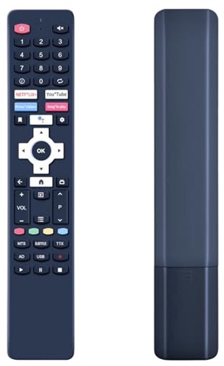 Universele afstandsbediening voor Sharp en Android TV - Compatibel met EKO en Dyon Smart TV's