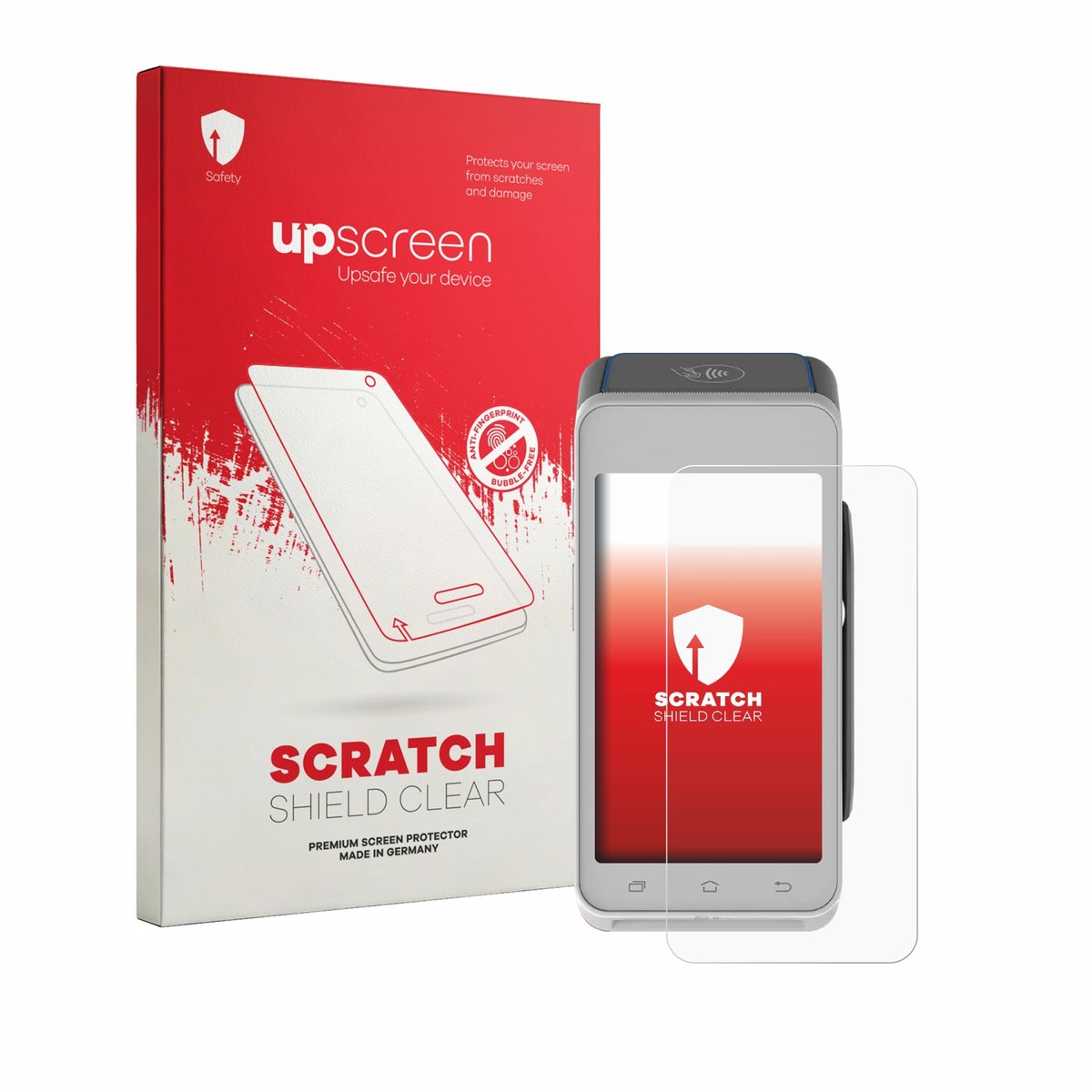 upscreen - Screenprotector voor Pax A910S - Folie Beschermfolie transparant