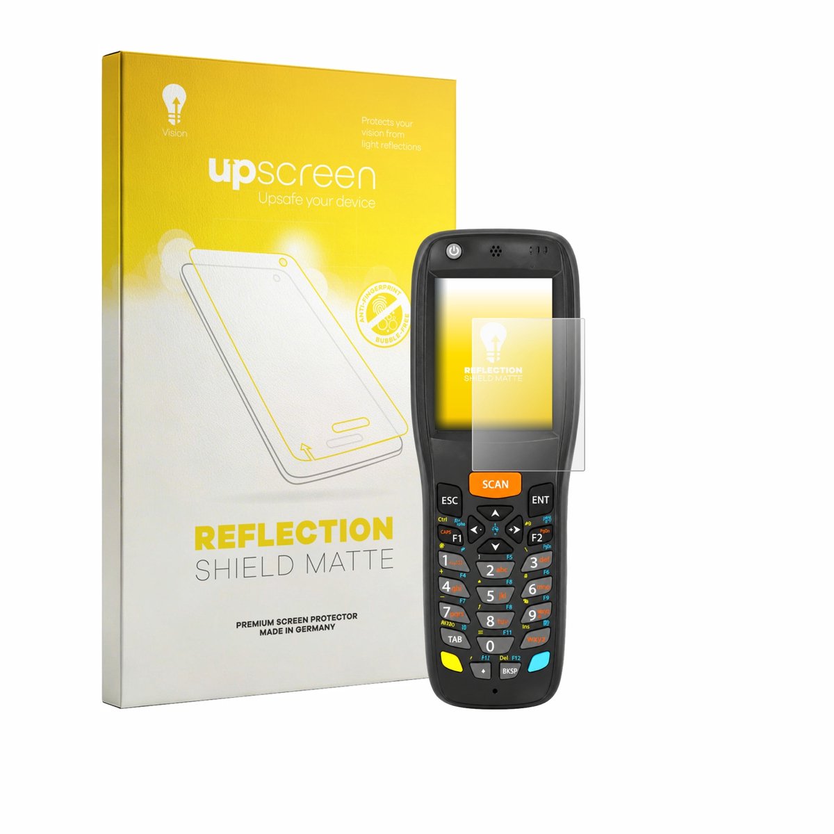 upscreen - Screenprotector voor Datalogic Memor X3 - Folie Beschermfolie anti glare matte