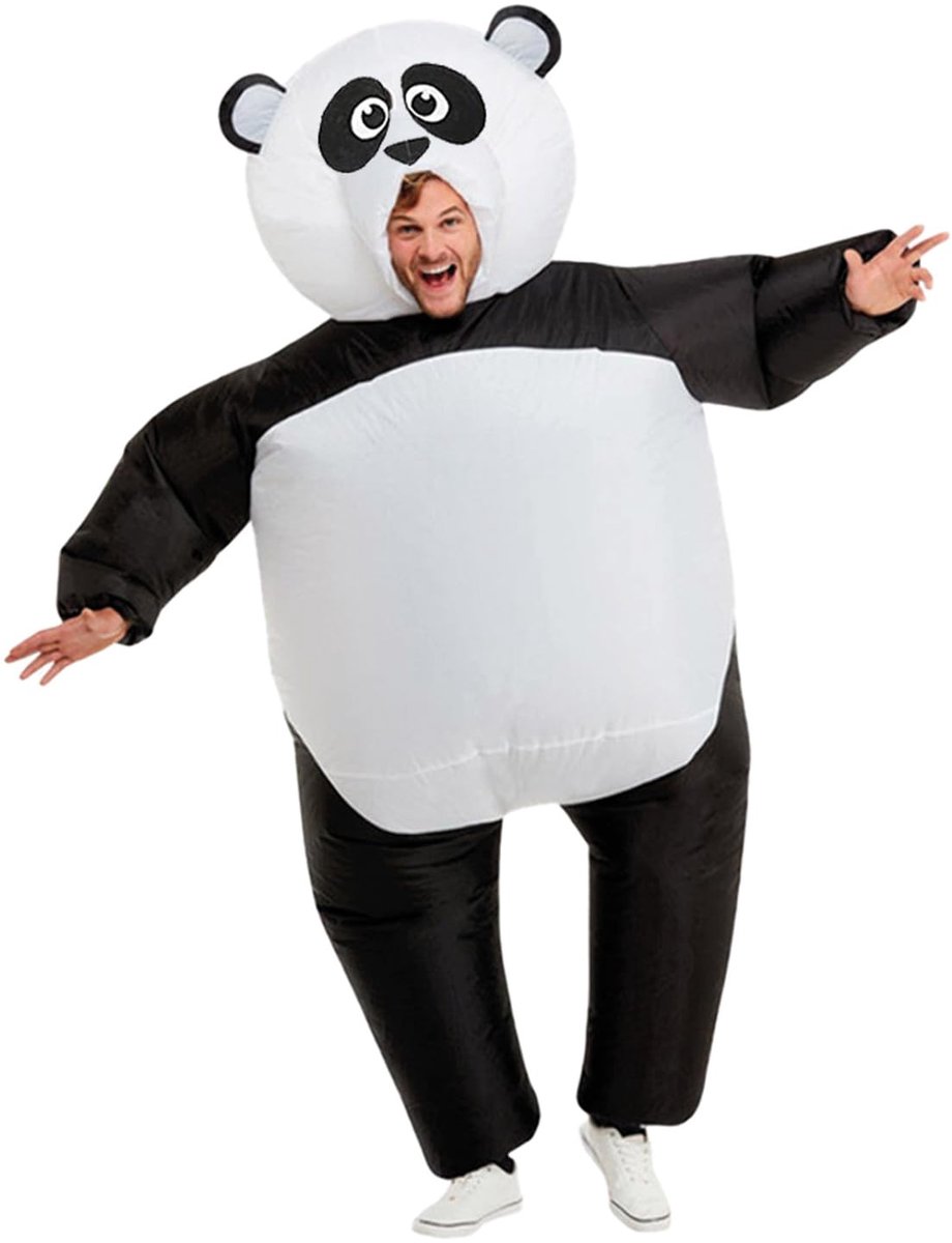 Inflatable Panda Disguise - Unusual Adult Size 160 to 190cm Costume - Premium Quality - ShopVlot