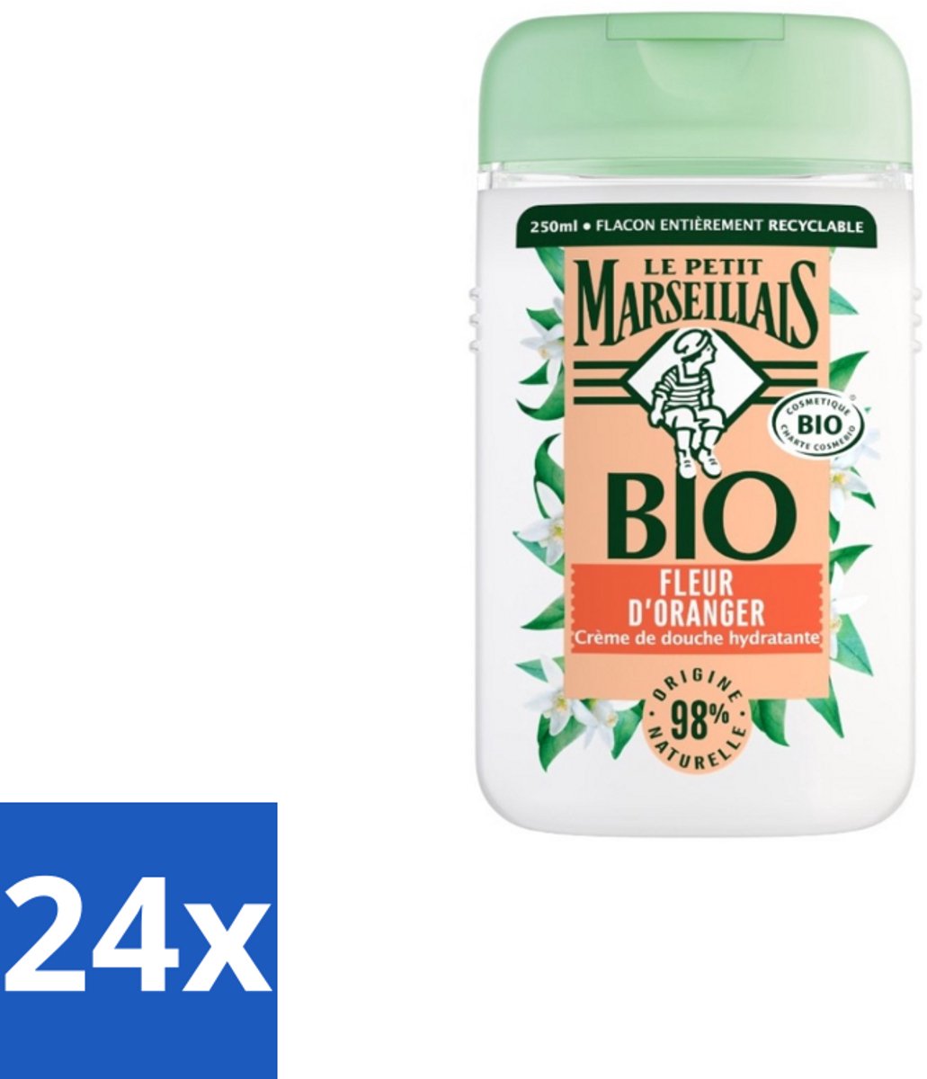 Le Petit Marseillais – Douchegel – Fleur d’Oranger – 250 ml - Voordeelverpakking - 24 stuks