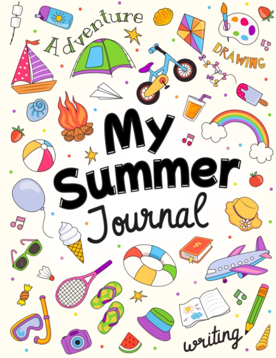 My Summer Journal: : For Kids - Daily Log Book Featuring Fun Drawing and Writing Prompts - Ages 8-12 - ShopVlot