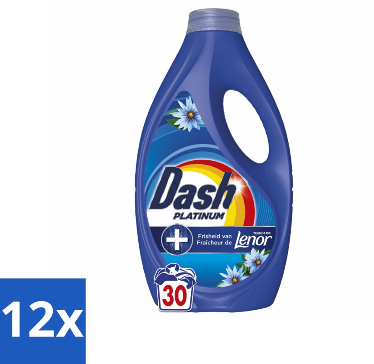 12 x Dash – Wasmiddel – Zeebries – 1350 ml - Zeebries - Frisse Geur - Wasmiddel - Vlekverwijdering - Reiniging