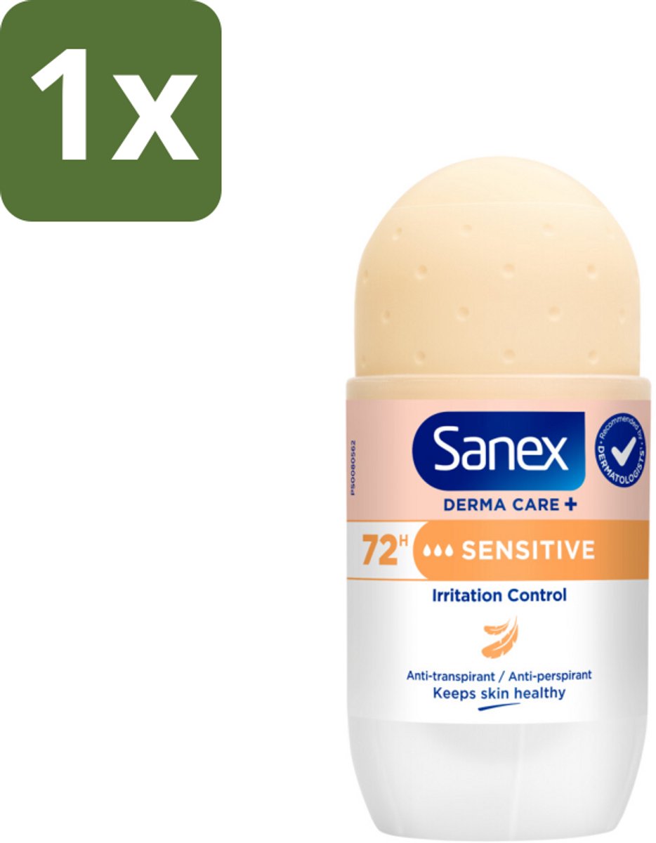 1 x Sanex – Deodorant Roller – Dermo Sensitive – 53 ml - Kabel - Kabels - Kabelsysteem - Kabelsysteem