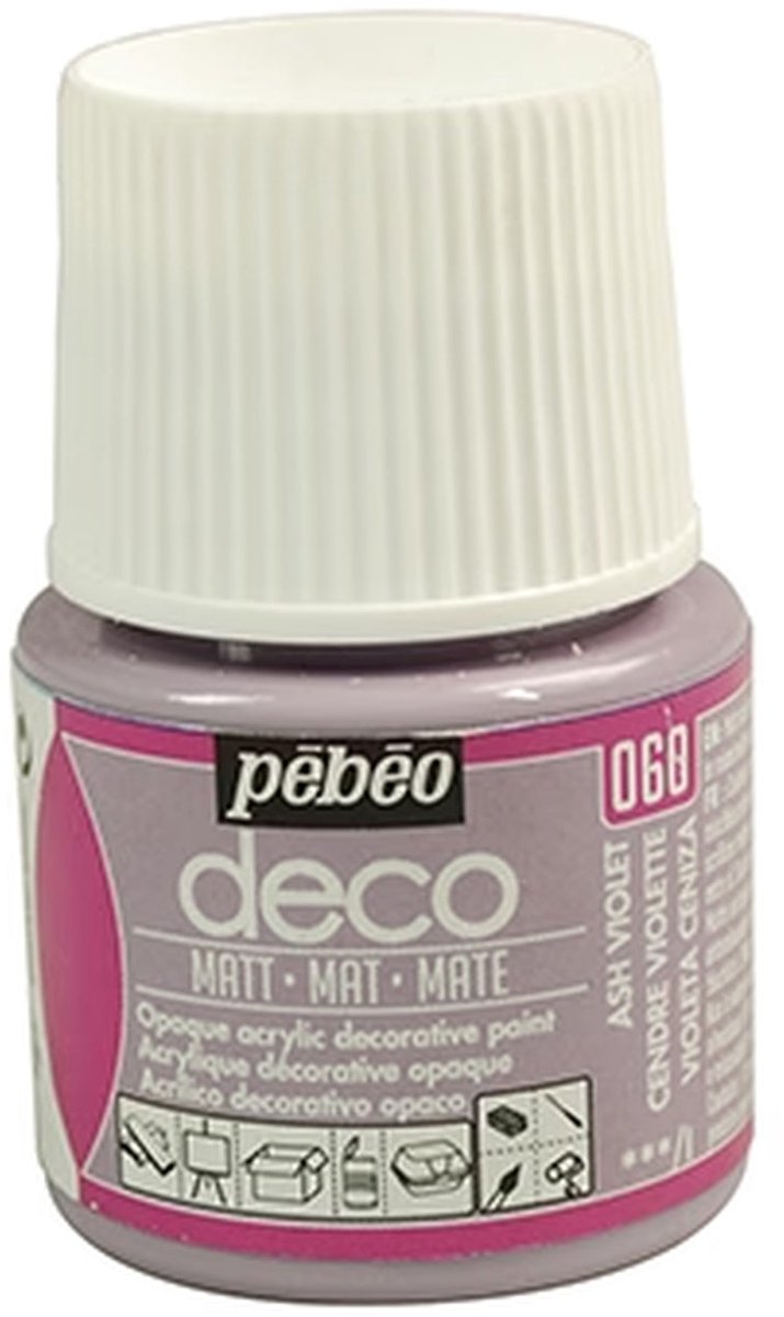 Pebeo Deco Matt Acrylic Paint 45 ml. - 060 Asviolet