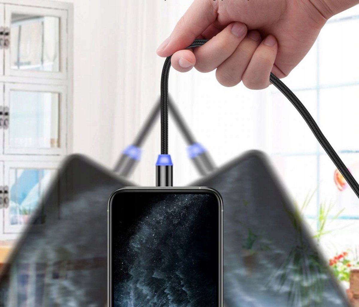 Magnetische Micro USB Connector - Ovaal
