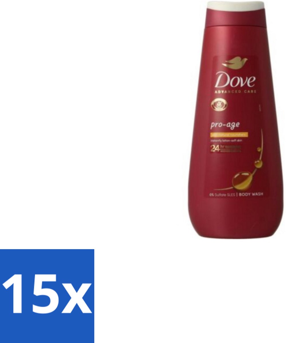 Dove – Douchegel – Pro Age Body Wash – 400 ml - Bulkverpakking - 15 stuks