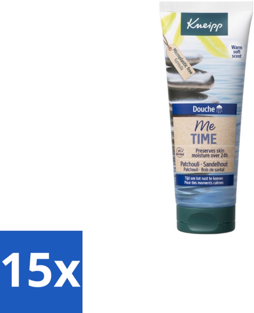 Kneipp – Douchegel – Me Time Patchouli & Sandelhout – 75 ml - Bulkverpakking - 15 stuks