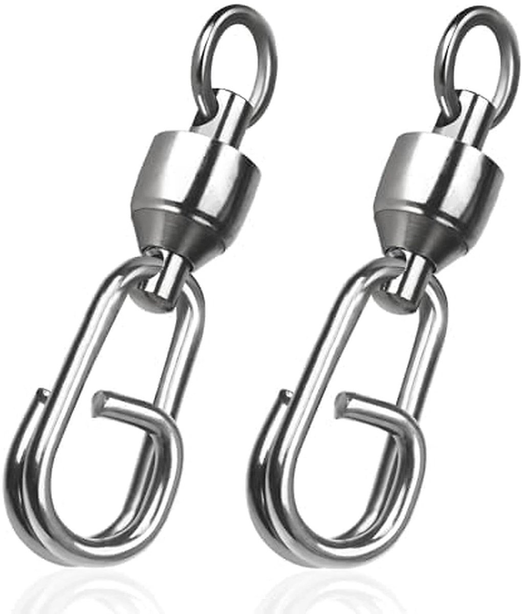 Solidchoice - 25 Stuks Kogellagers voor Vissen met Splitringen