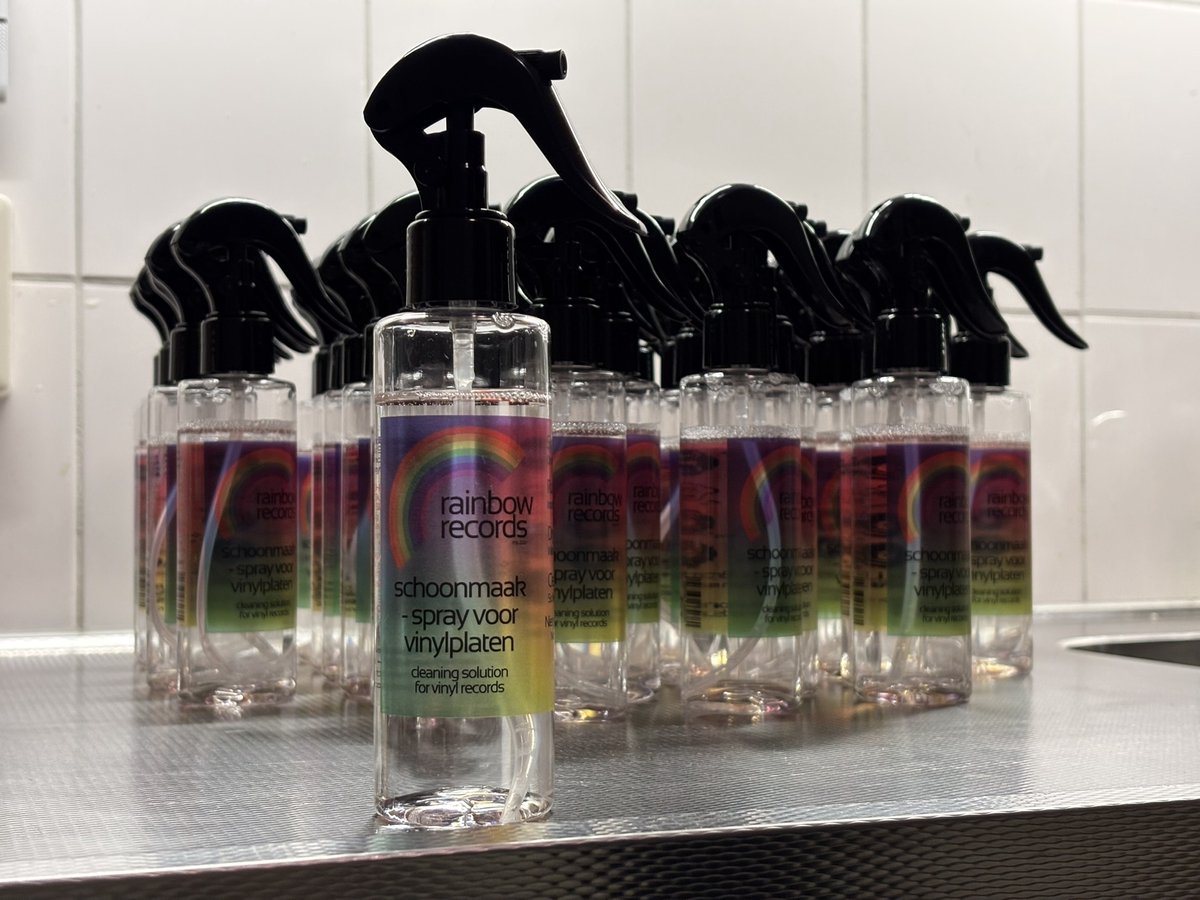 Rainbow Records Schoonmaakspray voor vinylplaten - Cleaning solution for vinyl records