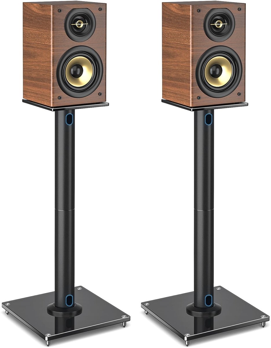 Solidchoice - Set van 2 Luidsprekerstands voor Optimale Geluidskwaliteit