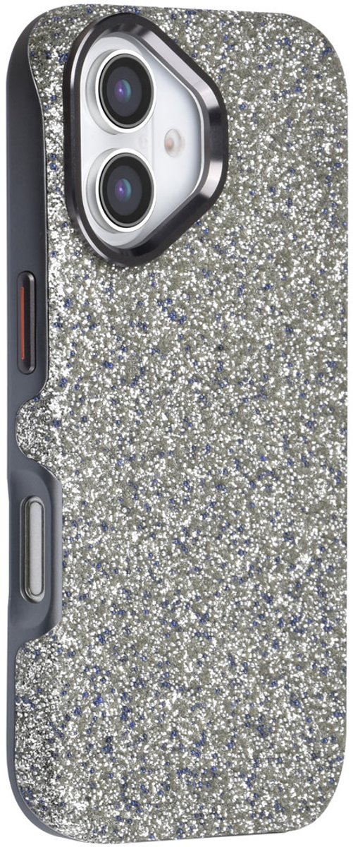 TUNIQ telefoonhoesje voor Apple iPhone 17 - glitter design - Grijs