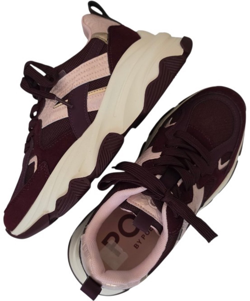 Poelman Sneaker Cgigi Bordeaux
