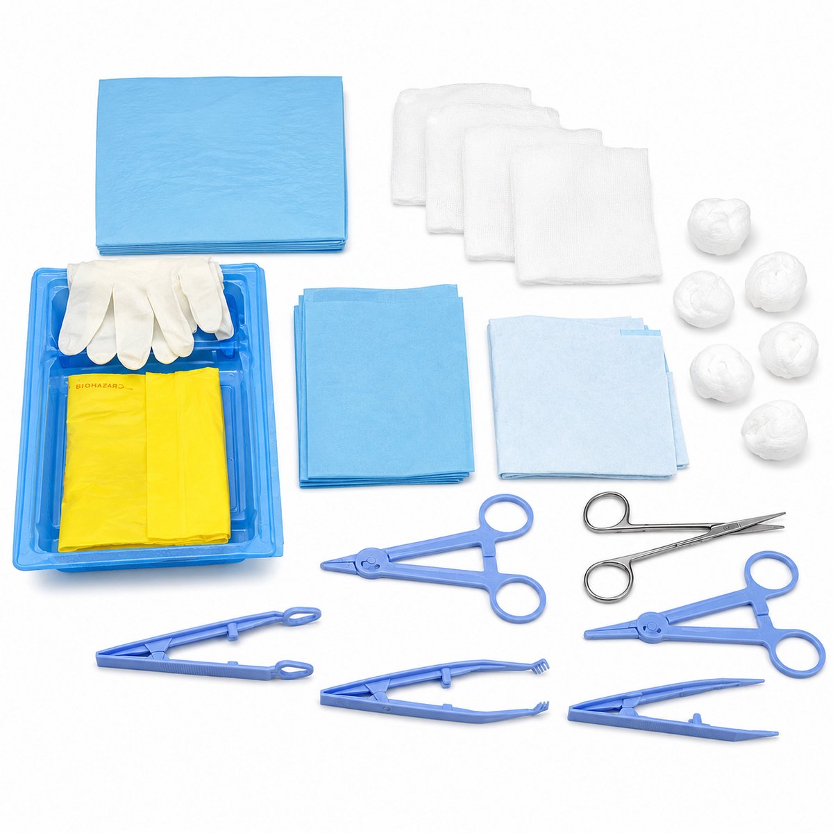 Hechtset small - steriel verpakt disposables