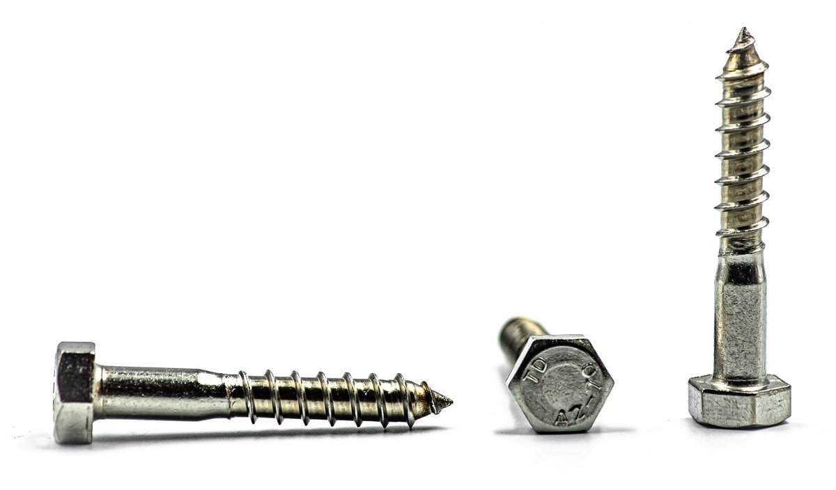 RVS houtschroeven 8x70mm DIN 571 A2 - 10 stuks