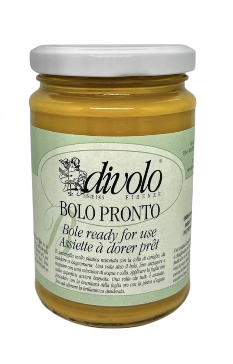 Gebruiksklare Poliment Vergulden Ondergrond (Bolus) met Konijnenlijm 300 ml. Rood