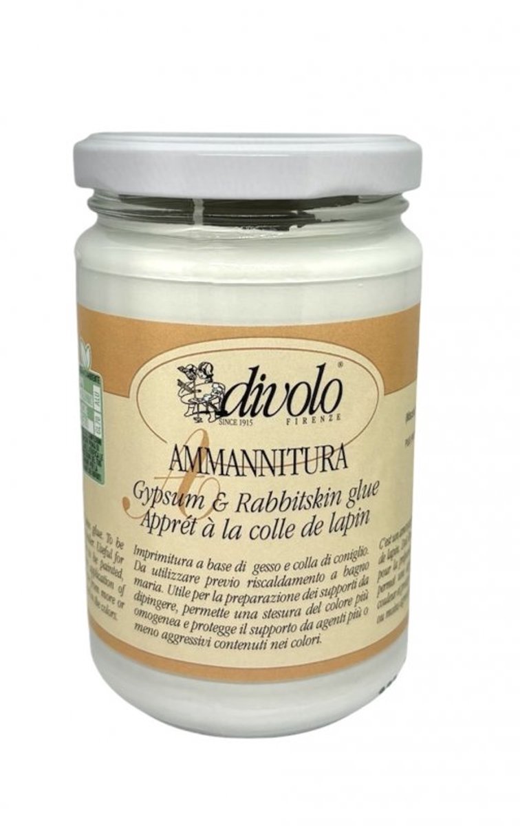 Divolo Ammannitura (Gips & Konijnenvachtlijm) Vergulden Ondergrond 700 ml.