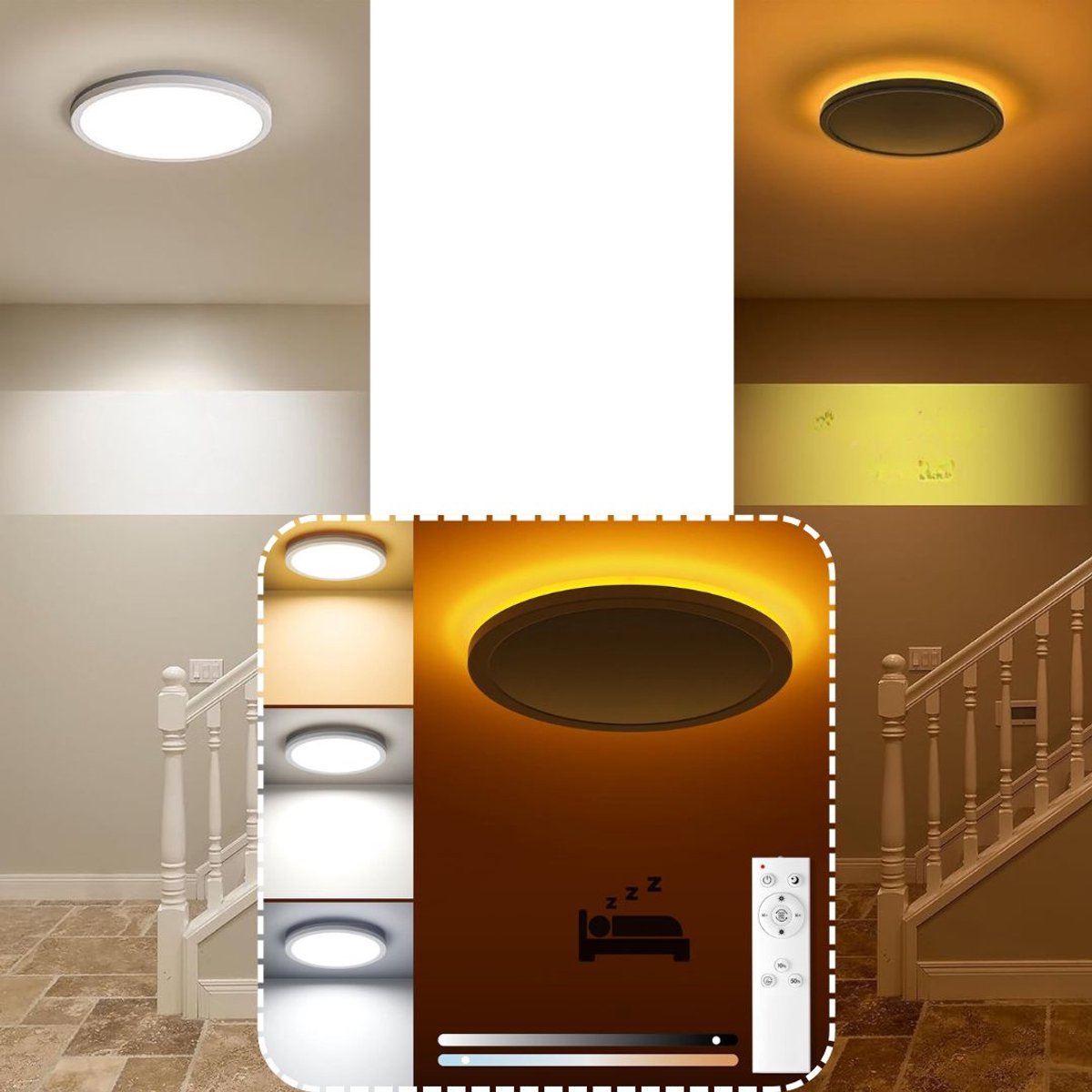 CRLYN® Badkamerlamp - Plafoniere Badkamer - Plafond