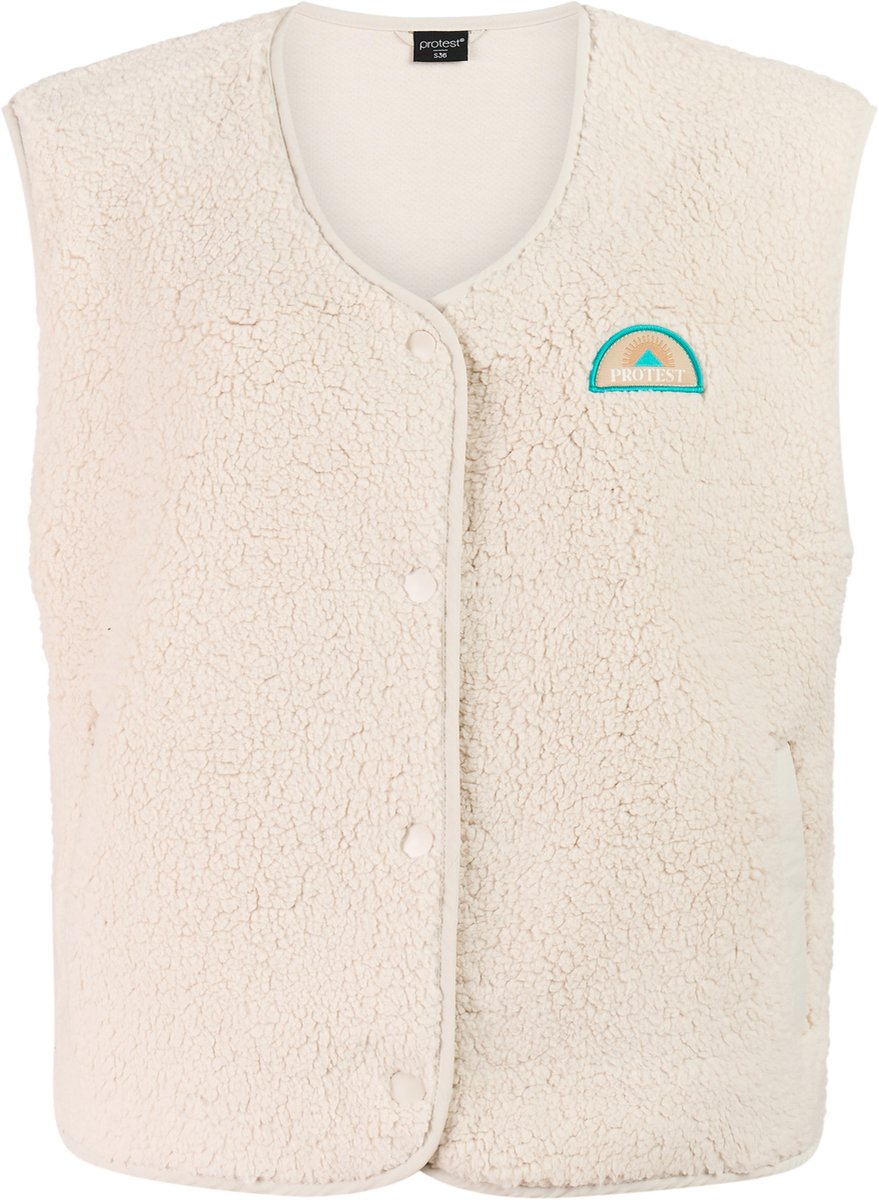 Protest PRTTosha - Bodywarmer Dames - Teddy - Drukknopen