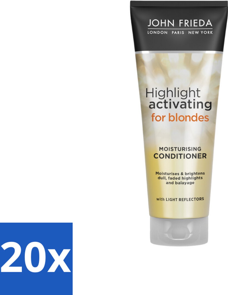 John Frieda – Conditioner – Sheer Blonde – Verhelderend – 250 ml - Bulkverpakking - 20 stuks