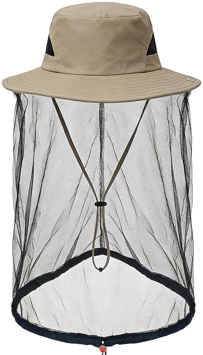 Muggennet voor Insecten, Polyester, 99 x 66 cm, Zwart, Ideaal voor Vissen, Wandelen en Reizen
