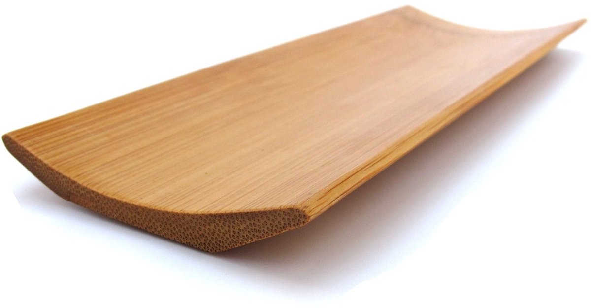 Elzusha - Herbruikbare Bamboe Sushi Dienbladen 7" x 2.8" - 30 Stuks