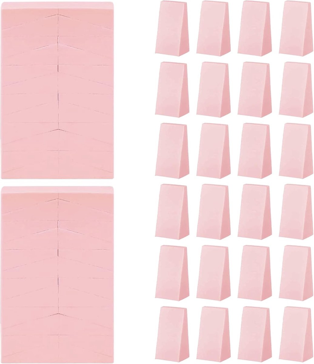 Set van 72 Stuks Make-up Sponzen en Blenders voor Vloeibare en Poeder Foundation, Perfect voor Nail Art en Cosmetica Gebruik