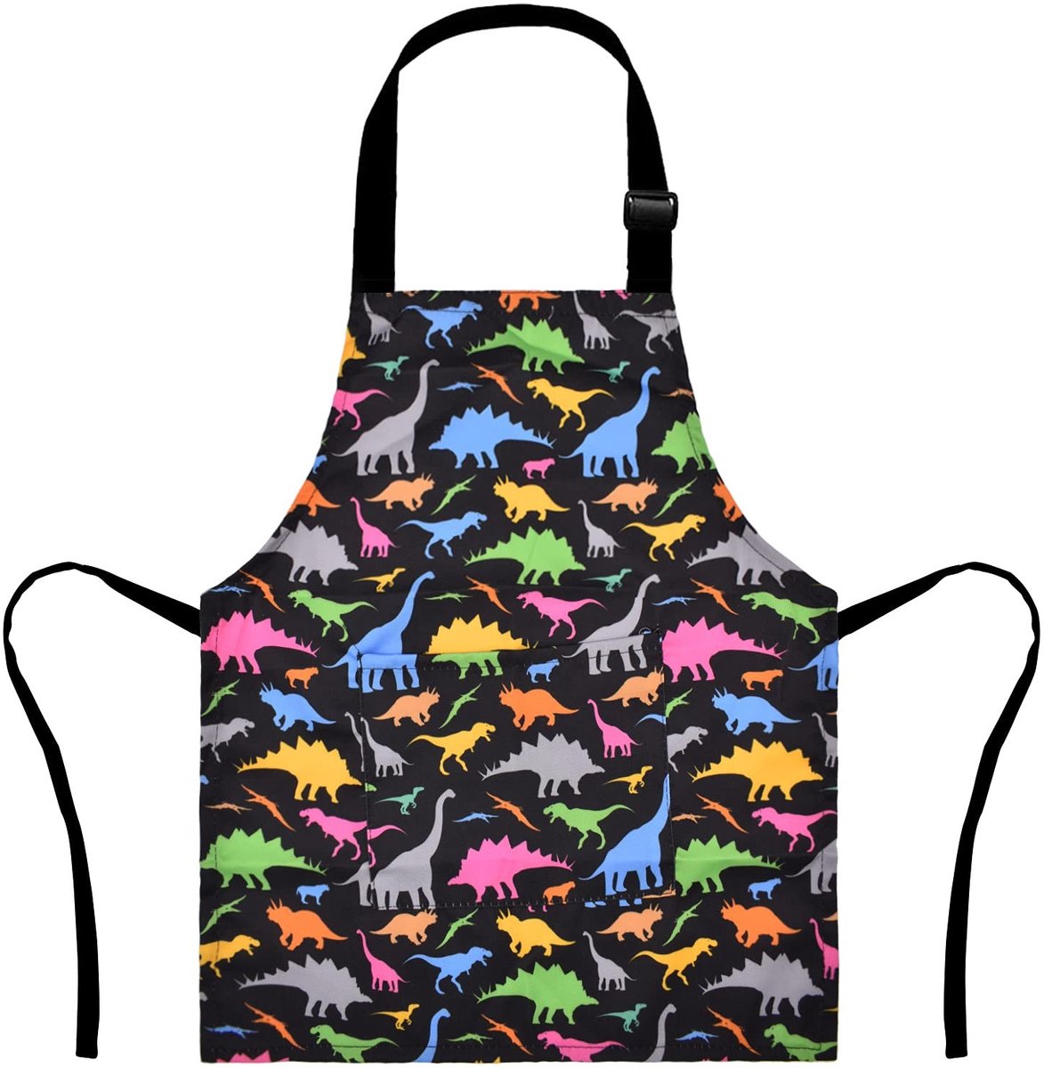 Elzusha - Kinderschort met Dinosaurus en Eenhoorn Design voor Koken en Schilderen