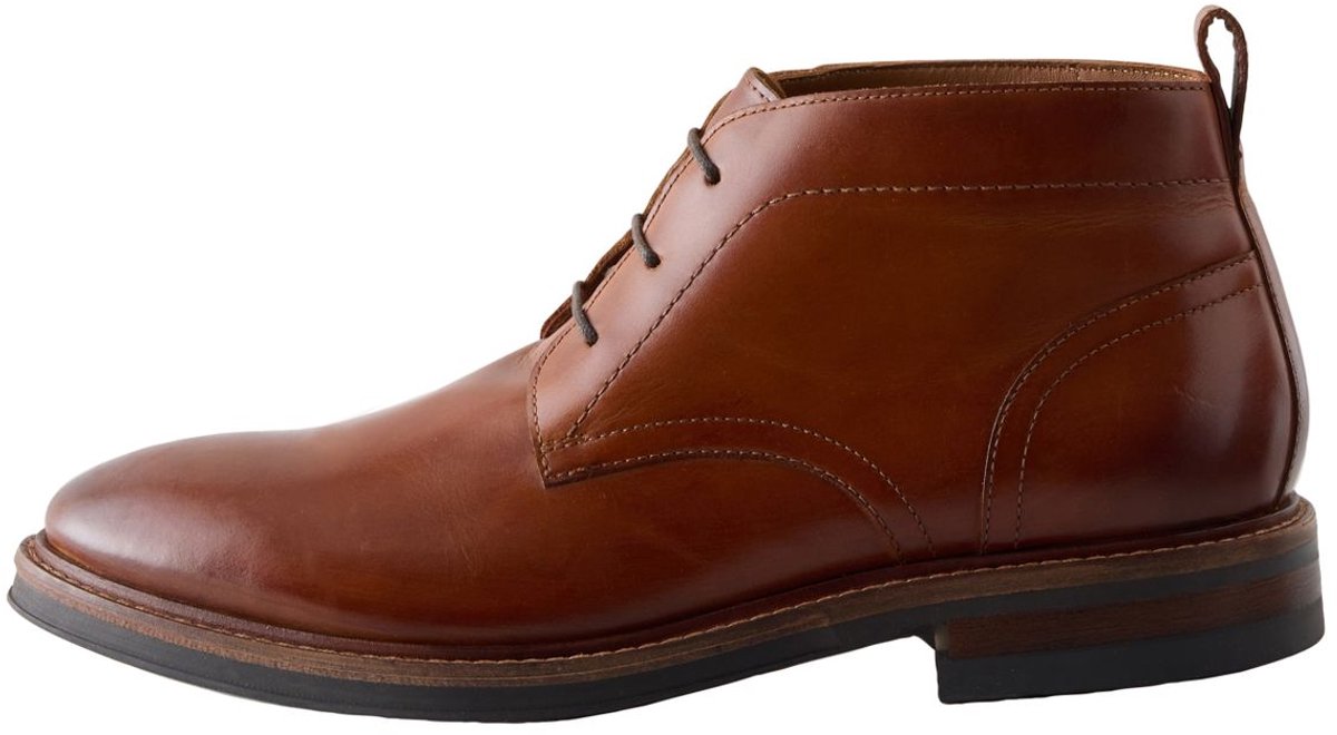 Next - Heren - Leren chukka schoen - Bruin