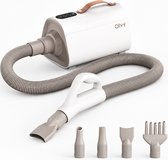 Olvy Pets - Professionele Hondenfohn - Waterblazer voor Honden - Met 4 Opzetstukjes - Honden Droger - Geluiddempend