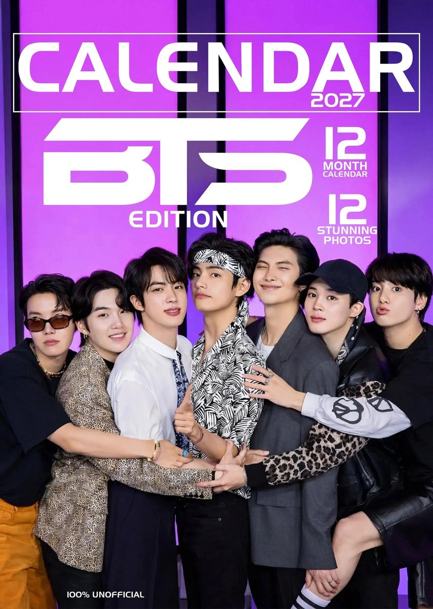 BTS A3 Kalender 2027