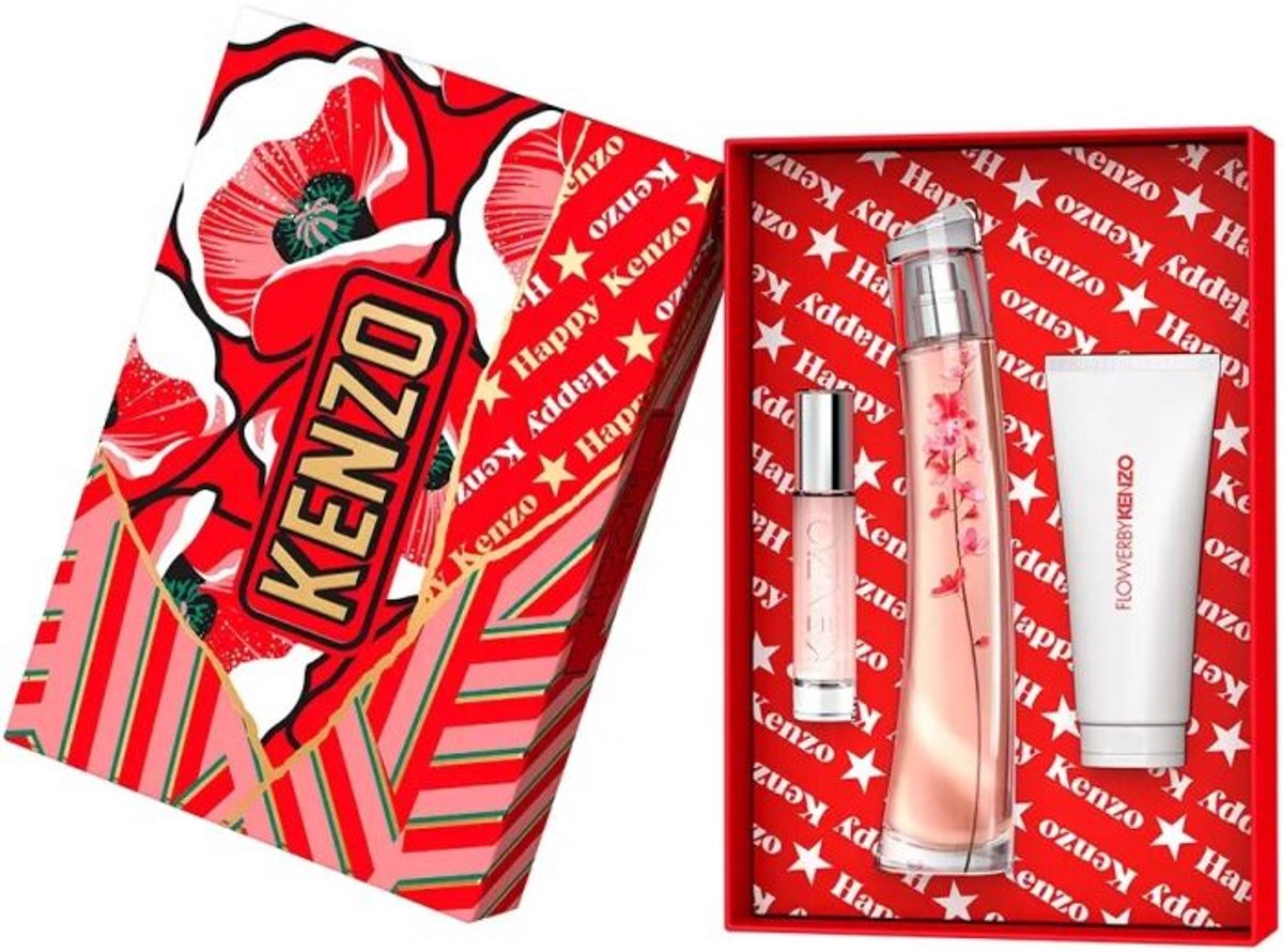 FLOWER IKEBANA BY KENZO CASE 3 pcs