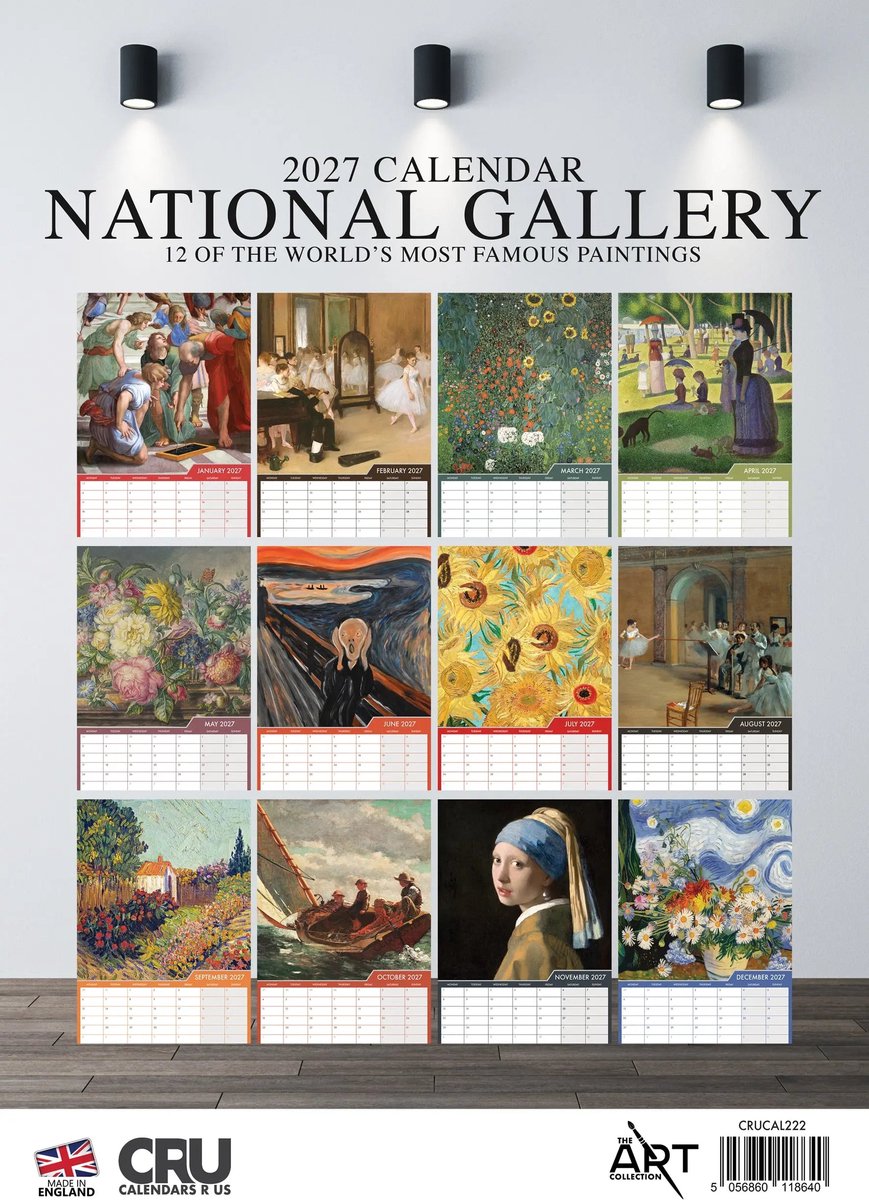 National Gallery A3 Kalender 2027