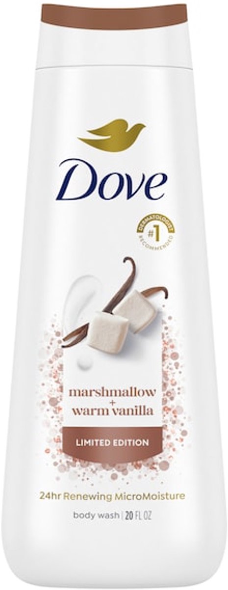 Dove marshmallow + warm vanilla Limited edition body wash
