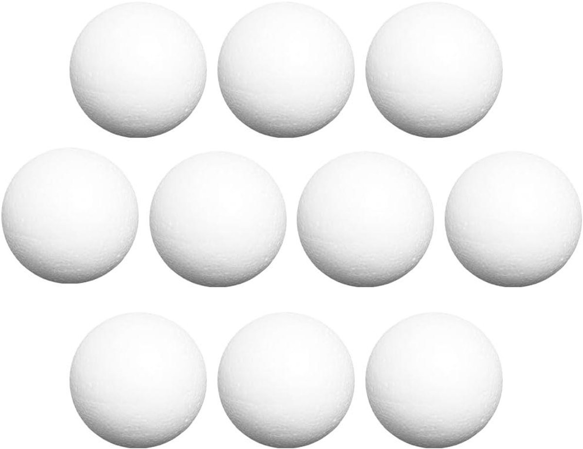 Piepschuim Ballen - Hobby Bollen - Creatief Knutselen - Massieve Constructie - 4 cm Diameter - Wit
