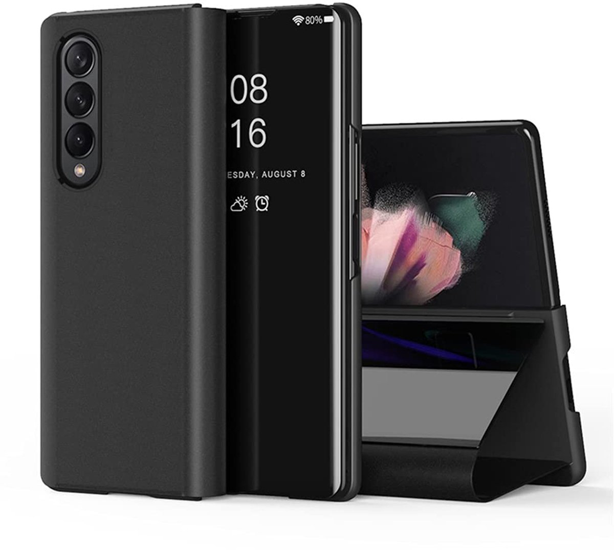 Elzusha - Beschermhoes voor Samsung Galaxy Z Fold 3, Stijlvol en Praktisch