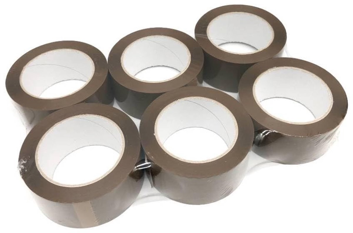 Elzusha - Tape PP Havanna 48 mm x 66 m - 6 Rollen