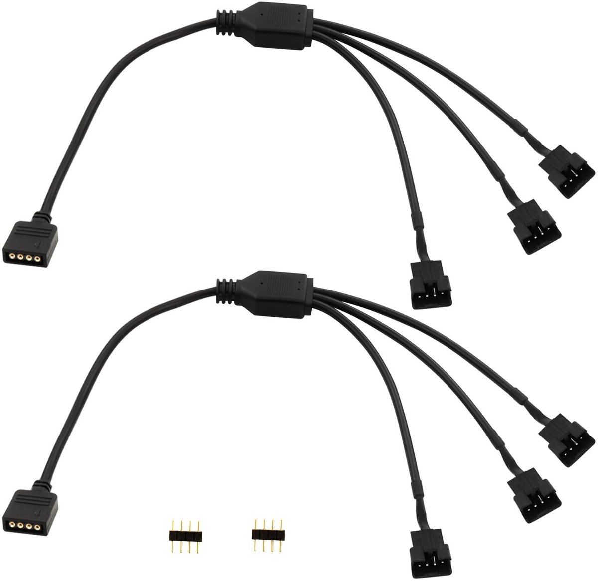 Elzusha - 4-Pin RGB Splitter Kabel voor PC en LED Strip