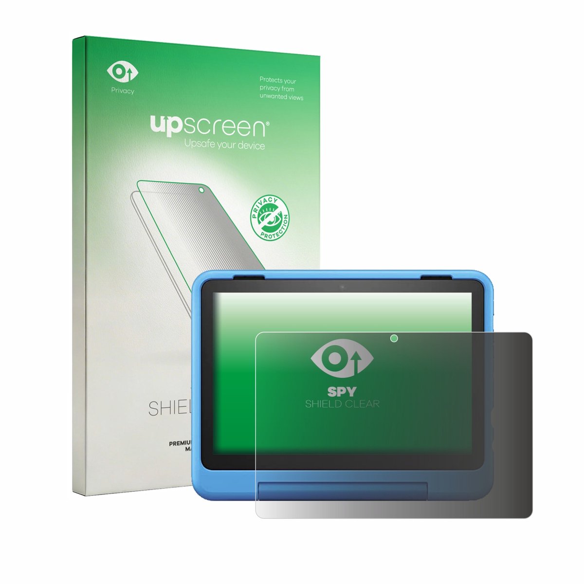 upscreen - privacy screenprotector voor Amazon Fire HD 8 Kids Pro 2024 (12. Gen.) - Folie Beschermfolie Blauwlichtfilter