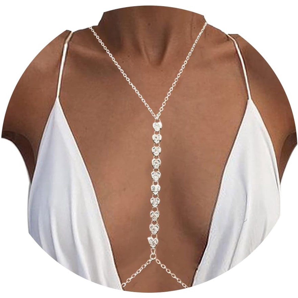 Elzusha - Sexy Lichaamsketting voor Vrouwen met Rhinestones