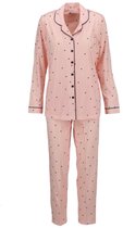 Katoenen dames pyjama perzik Ringella - Roze - Maat - 40