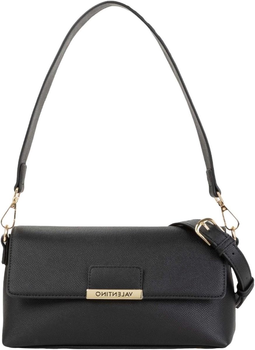 Schoudertas Dione - Dames tas - Dagelijks gebruik - Verstelbare riem - 26 cm breed - Zwart