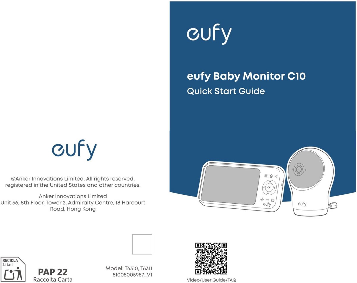 eufy Babyfoon C10 + Baby Monitor C10 Add-On Camera - 2K HD Camera thumbnail 5