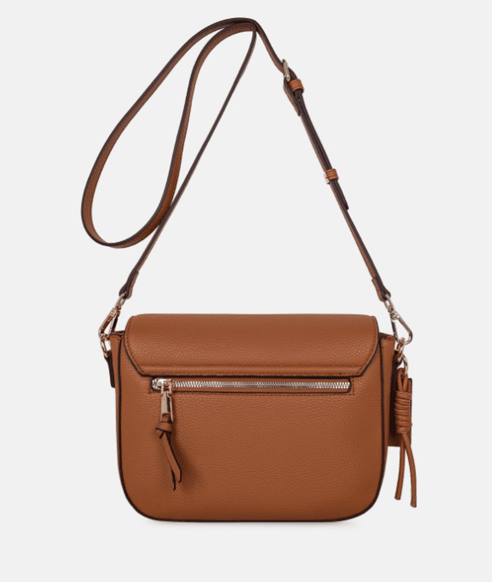 Laurent David Dames Crossbody Estée | Cognac | Maat: One Size