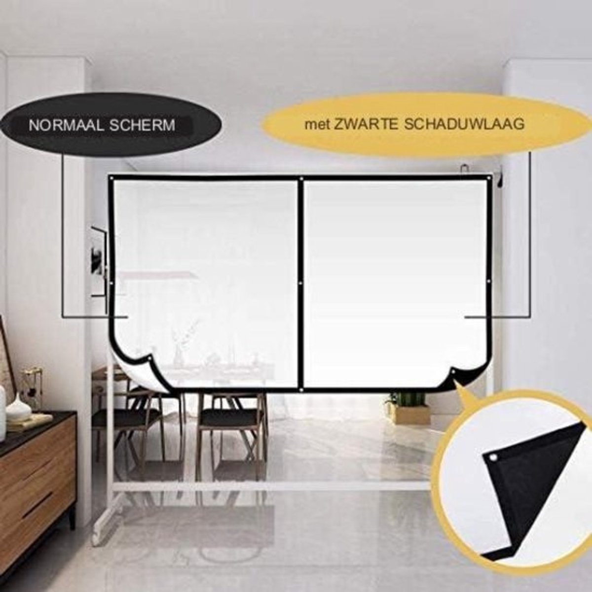 Beamer Scherm - Projectiescherm - Wit