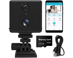 ADEL Mini Spy Camera met SIM-kaart (4G) & App - Beveiligingscamera met Nachtzicht / Verborgen Spycam - Incl. 32GB Geheugenkaart & Handleiding