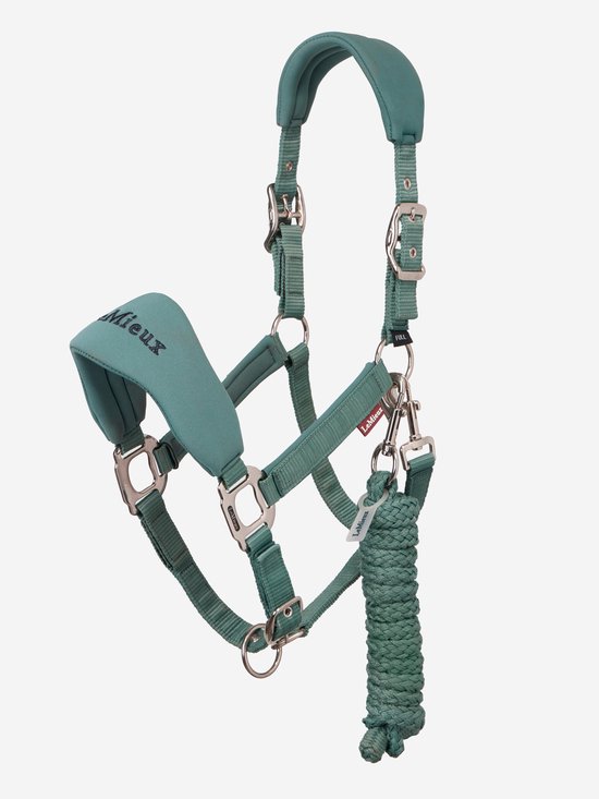 LeMieux Breakaway Vogue Halster met Halstertouw AW26 Pony Aloe LeMieux Breakaway Vogue Halster met Halstertouw AW26 Pony Aloe
