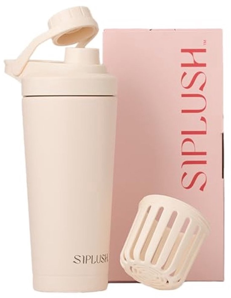 Geïsoleerde RVS Shaker Bottle voor Eiwitmixen en Shakes - 24 oz