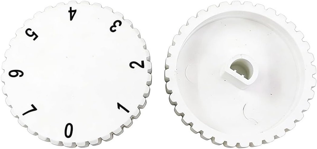 Universele Koelknoppen voor Thermostaat, 6mm Diameter en 8mm Lengte, Witte Plastic Voor Koelkast en Vriezer, Nauwkeurige Temperatuurregeling en Eenvoudige Instelling