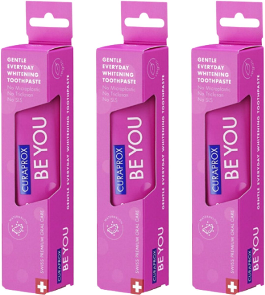 Curaprox Be You Tandpasta Candy Lover - 3 x 60 ml - Voordeelverpakking